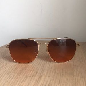 Square aviator sunglasses